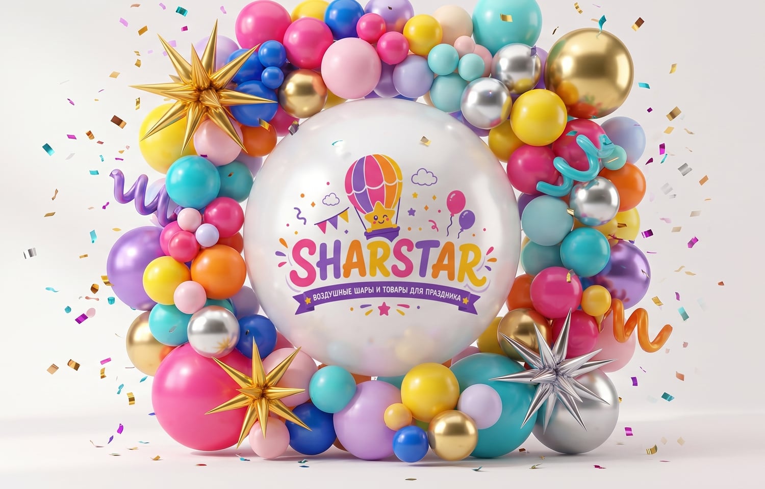 Sharstar — воздушные шары и товары для праздника