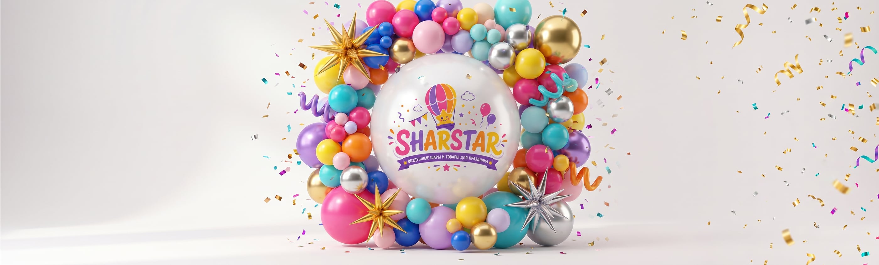 Sharstar — воздушные шары и товары для праздника