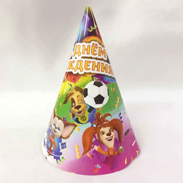 Колпачки 16см. "Мультгерои" / 6 шт.