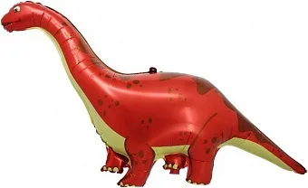 F 51"/130см Динозавр Диплодок Красный/ 1 шт./ (Китай)