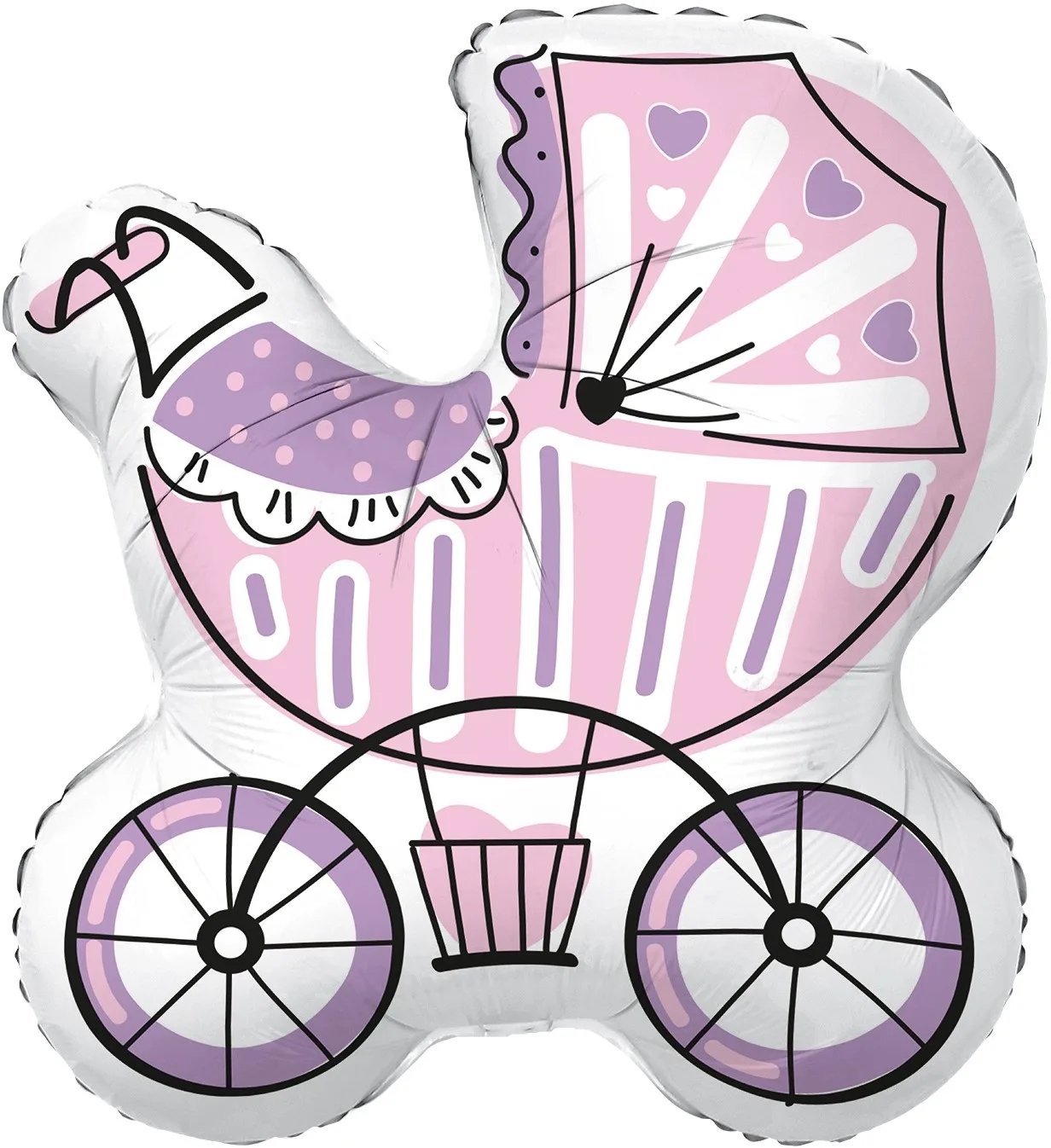 Р 29"/73см Коляска для девочки, 1 шт. (Россия)