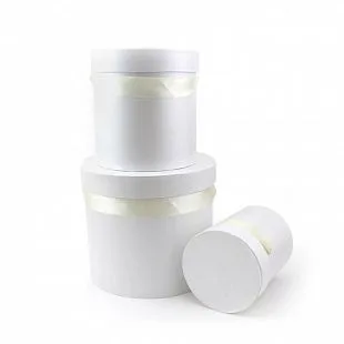 Набор подарочных коробок 3 в 1 "Премиум" Белый мрамор 11,5*11,5*14 см/15*15*16 см/20*20*18 см/ 3 в 1