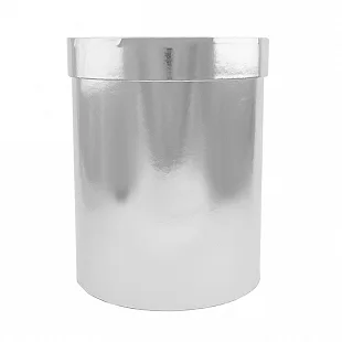 Коробка подарочная "Люкс. Серебро"  15*15*20 см