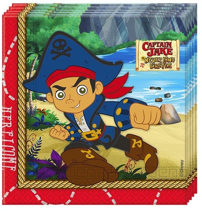 Салфетки Капитан Джейк, 33*33см/ 20 шт./