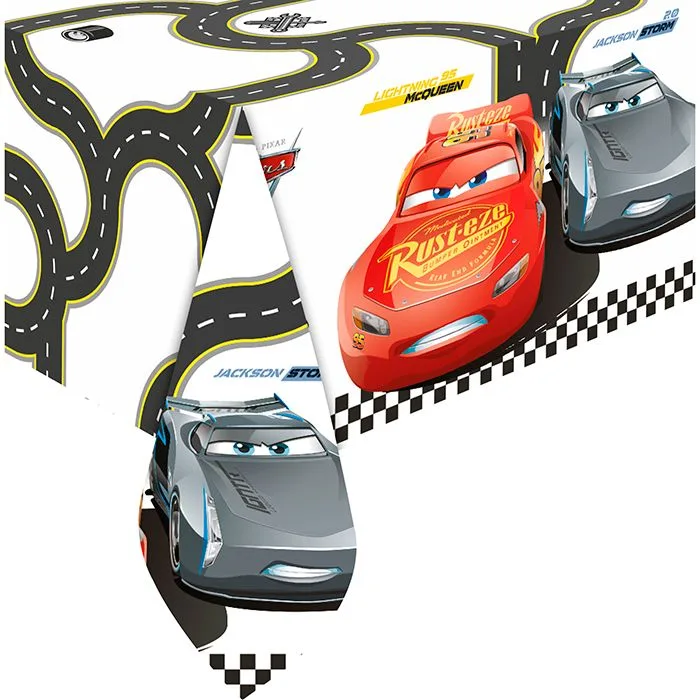 Скатерть "Тачки-3" 120*180 /1 шт./ (Китай)