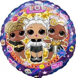 И 18"/46см Круг, Кукла ЛОЛ, Гламурные подружки , 1 шт. (Испания)