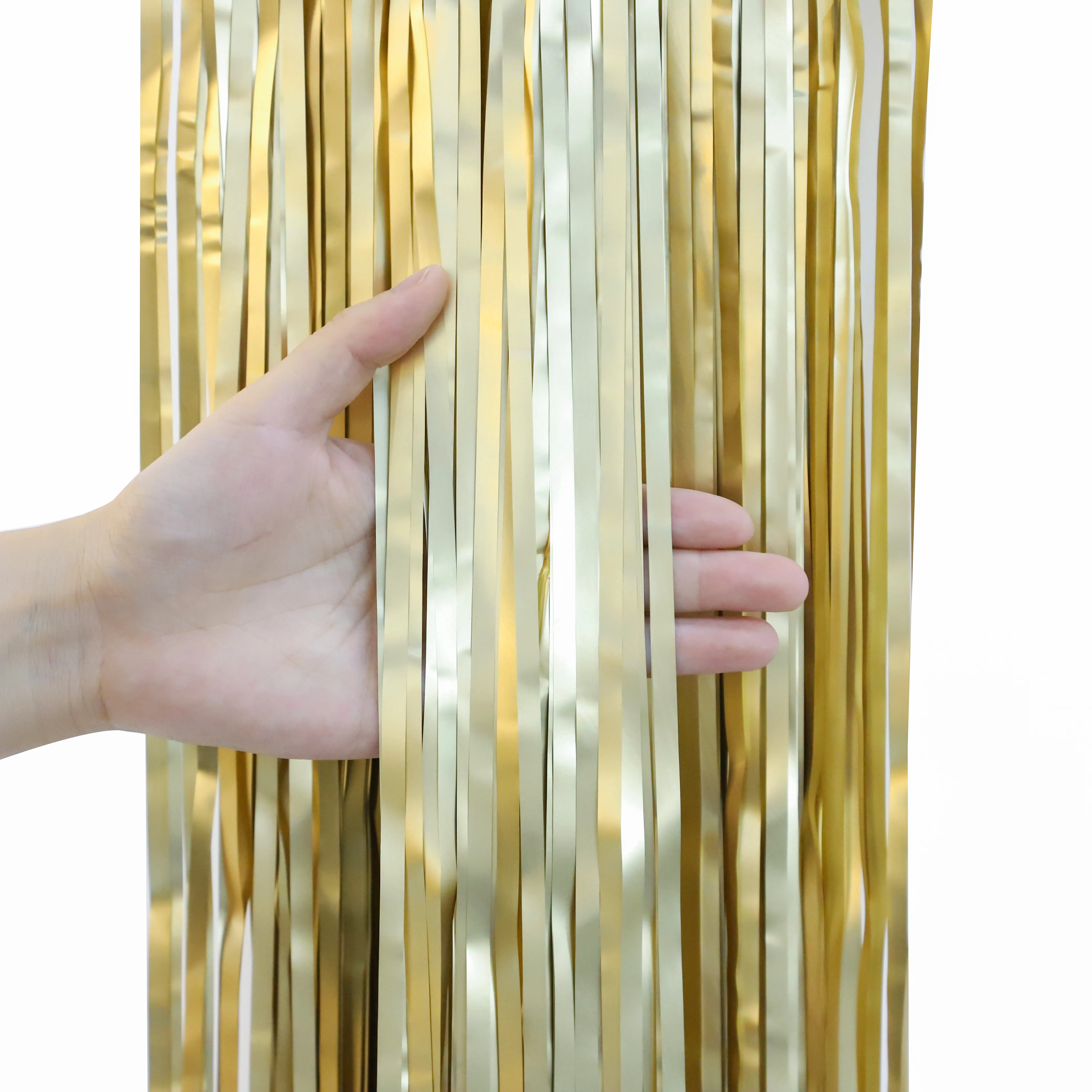 Занавес Дождик Античное золото, Матовый металл, 100*200 см, 1 шт.