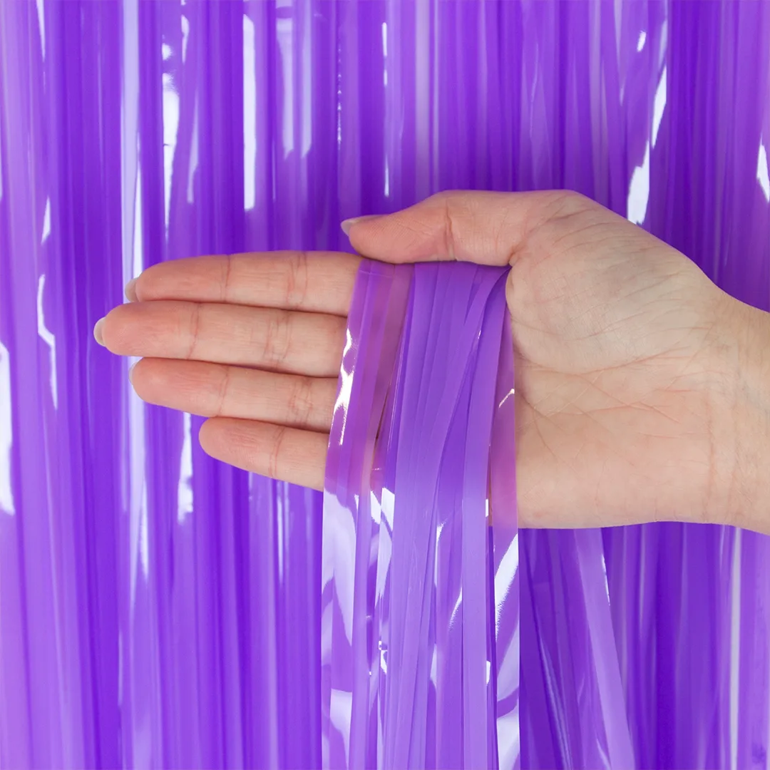 Занавес Дождик Сочный цвет, Лаванда, 100*200 см, 1 шт.