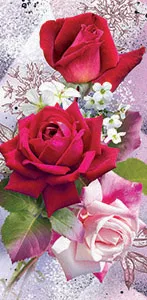 Конверты для денег Букет роз, 10 шт.