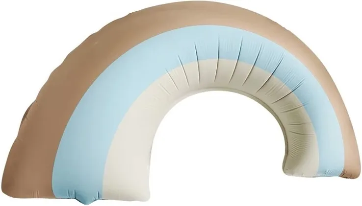 F 32"/81см Радуга, Голубой, Сатин, 1 шт.(Китай)