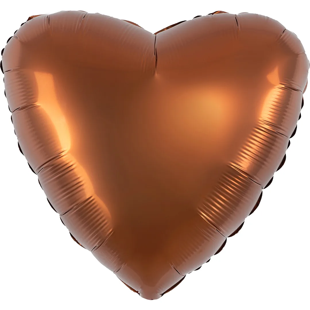 Р 19''/48 Сердце, Терракота, Бохо, 1 шт.(Россия)