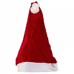 Колпак Новогодний бордо/1 шт./(Китай)