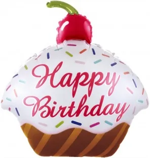 F 28"/71 см Кекс на День Рождения, 1 шт.(Китай)