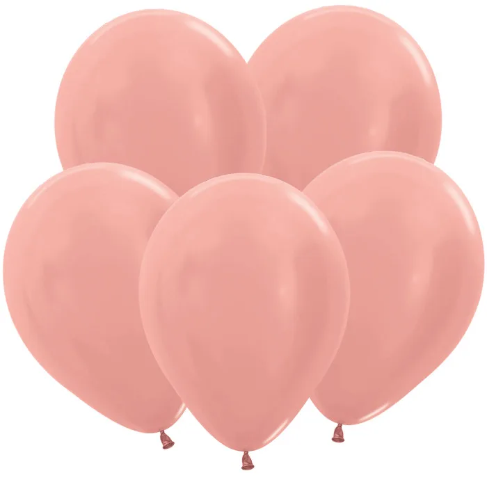 S 12"/30см Розовое Золото, Металл / 50 шт./ (Колумбия)