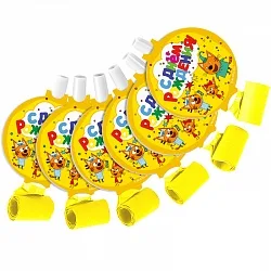 Языки Три кота, Желтый, 6 шт.