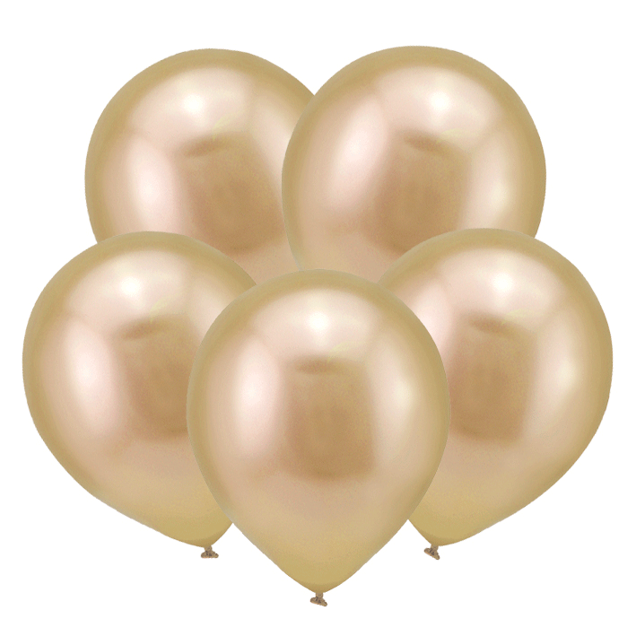 К 12"/30см Золото, Зеркальные, 50 шт.(Китай)