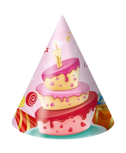 Колпак 16см. (6 шт.) Торт