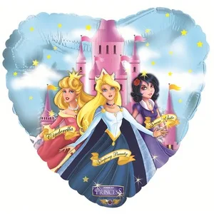 И 18 Сердце Принцессы на фоне замка / 1 шт / (Испания)