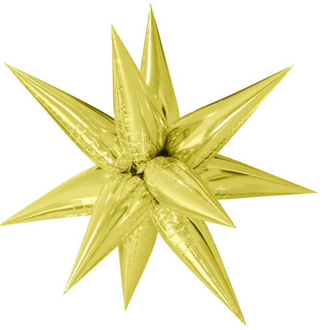 F 26''/66 см Звезда,Составная Белое золото, 1 шт. в уп. (Китай)