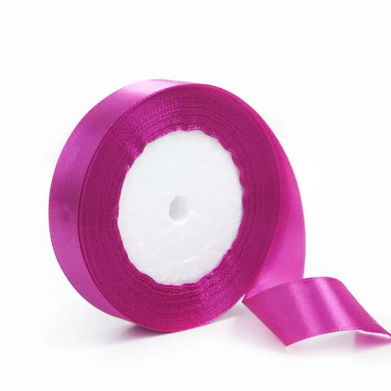 Лента Атлас Сливовый 20 мм*22,85 м, 1 шт.