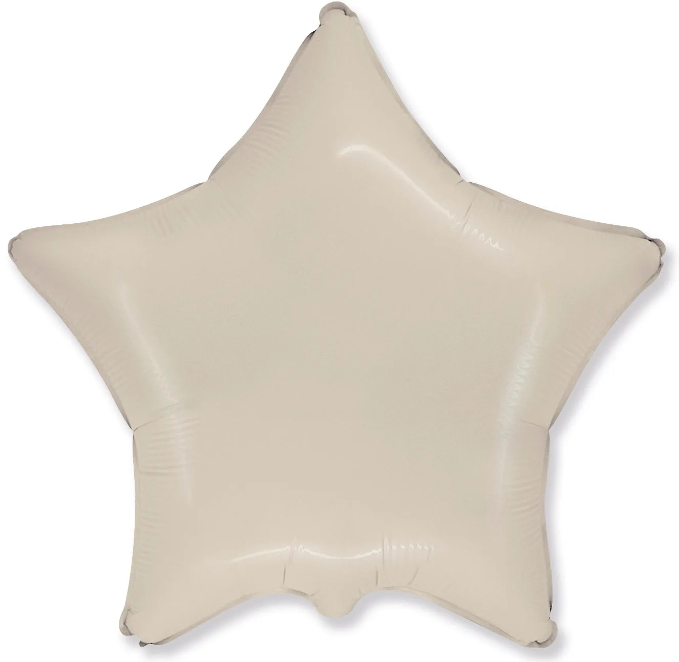 И 18"/46см Звезда Кремовый, Сатин, 1 шт. (Испания)