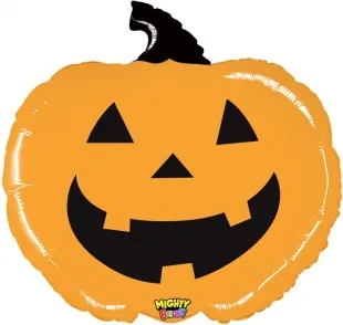 G 28"/71 см Тыква на Хэллоуин, Оранжевый, 1 шт. (Италия)