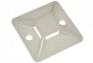 Монтажная база (крепеж самоклеющийся) 25х25мм, 100шт