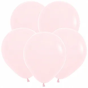 Т 12"/30см Розовый Макаронс, Пастель 100шт. (Турция)