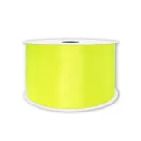 Лента Атлас Желтый неон/ 7 мм * 22,85 м (Китай)