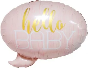 F 23"/58 см С Рождением Малышки!, Розовый, 1 шт.  /1 шт/ (Китай)