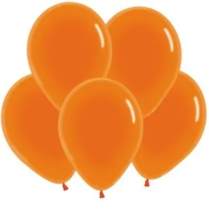 S Кристал 12"/30см  Оранжевый/ 100 шт. / (Колумбия)