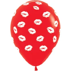 S 12  Поцелуи, Красный, пастель 5 ст./ 50 шт. / (Колумбия)