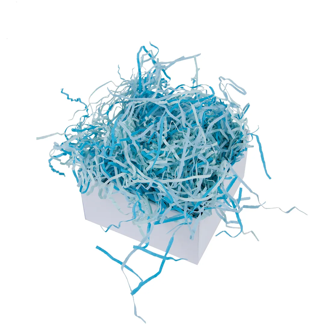 Наполнитель бумажный Микс, Голубой, 50 г.