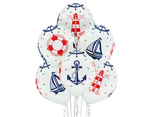 В 14"/36 см Морская, Пастель, 25 шт.(Бельгия)