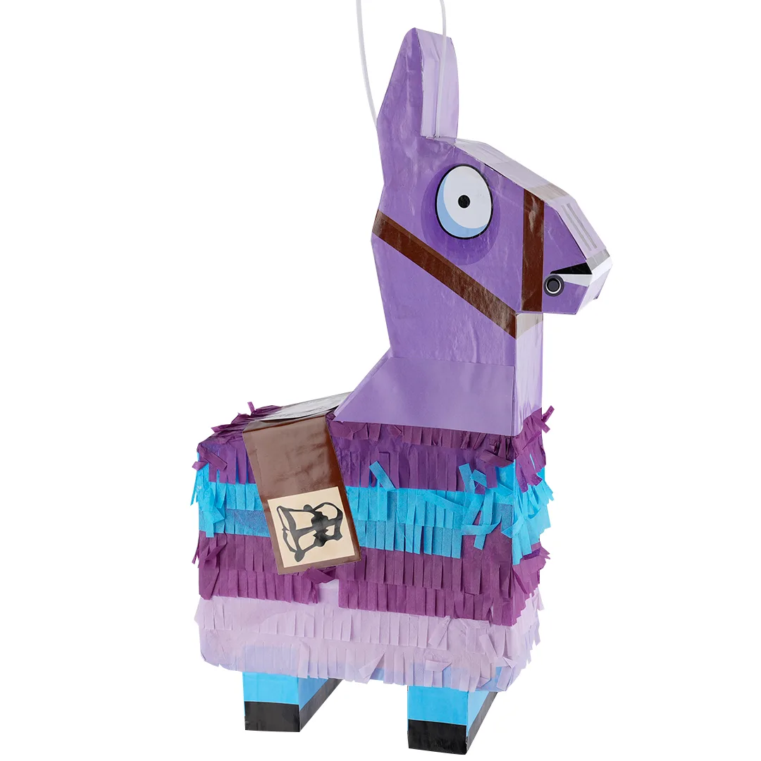 Пиньята Лама с припасами, Разноцветный, 36*20*10 см, 1 шт.