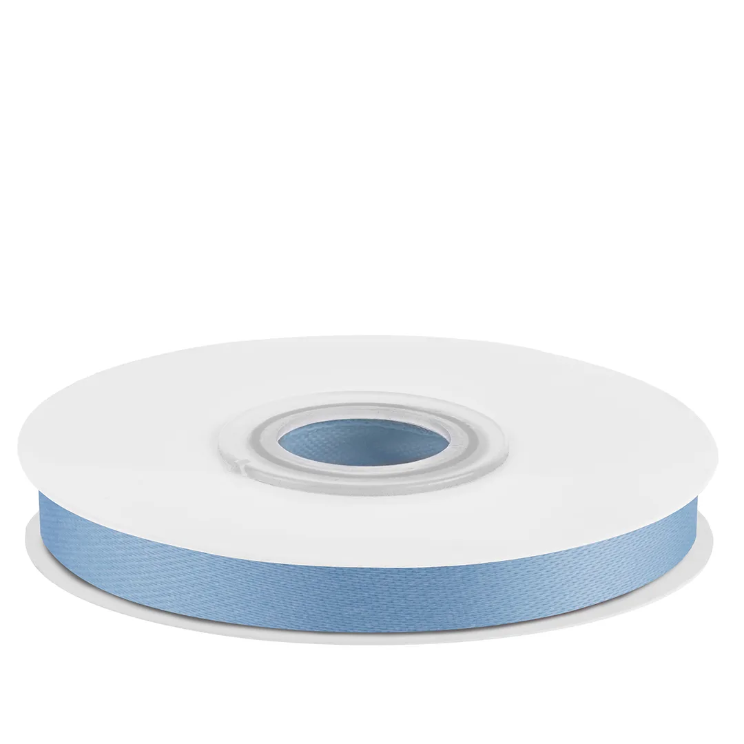 Лента атласная (0,7 см*22,85 м) Нежно-голубой, 1 шт.
