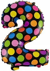 F 16"/41 Цифра "2" , Супер Яркий, 1 шт. (Китай)