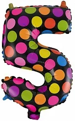 F 16"/41 Цифра "5" , Супер Яркий, 1 шт. (Китай)