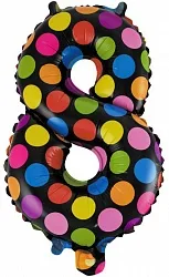 F 16"/41 Цифра "8" , Супер Яркий, 1 шт. (Китай)