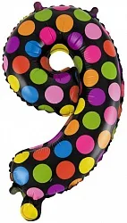 F 16"/41 Цифра "9" , Супер Яркий, 1 шт. (Китай)