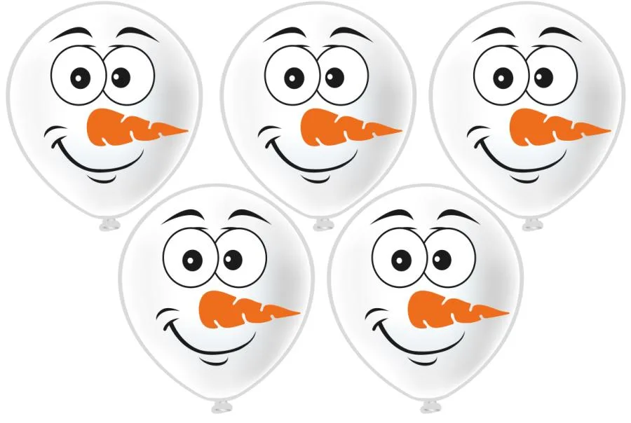 Б 12"/30см Праздник НГ Снеговик(25 шт./уп.)/(Таиланд)