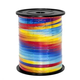 Лента (0,5 см*250 м) Радужный, Голография, 1 шт. (Китай)