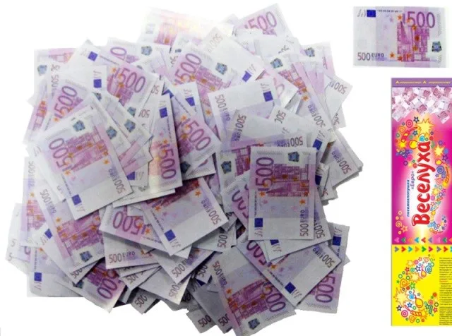 Пневмохлопушка 30см.  Евро Веселуха  /1 шт. / (Китай)