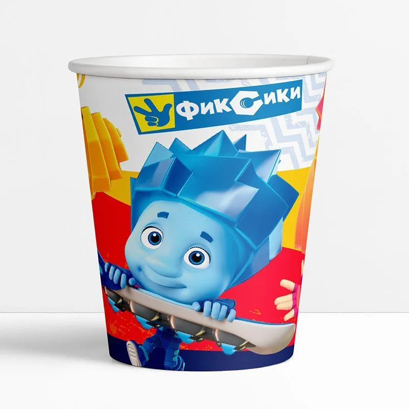 Стаканы "Фиксики" 190 мл. /набор 6 шт./