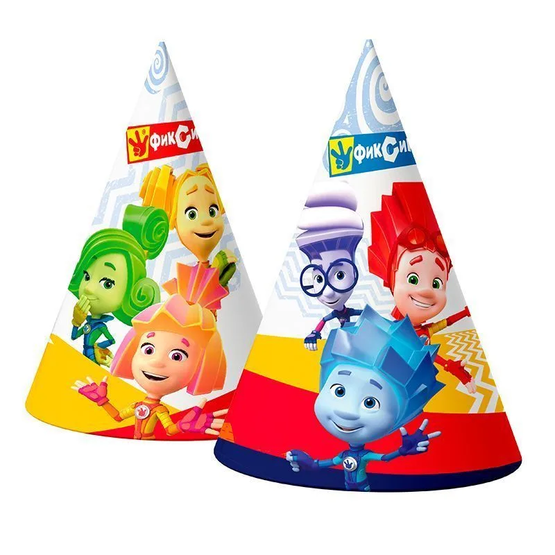 Колпачки "Фиксики" (уп. 6 шт.) Китай