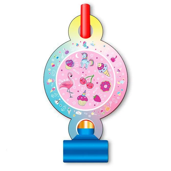 Язычки-гудки "С Днем рождения" Волшебный мир (уп. 6 шт.)