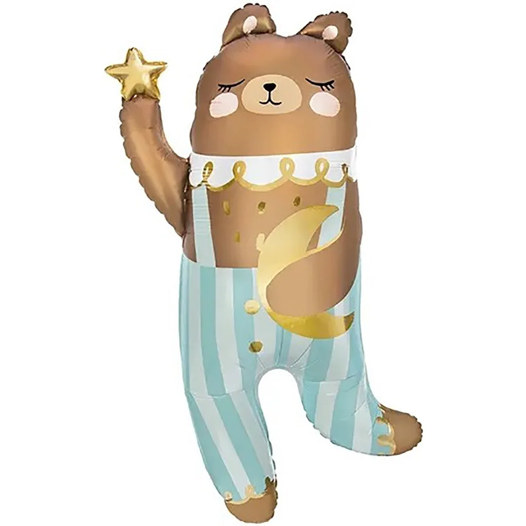 F 41"/104см Мишка со звездочкой, 1 шт. (Китай)