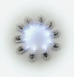 Подсветка в шар Белого свечения/ 10 шт