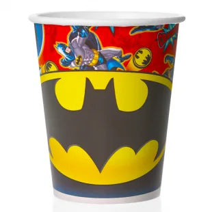 Стаканы (250 мл.) Бэтмен,/ уп. 6 шт.