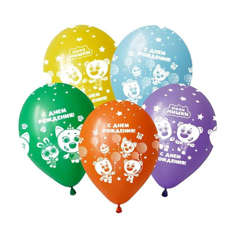 D 12"/30см СДР Мини-Мишки, 5 ст. /50 шт./(Вьетнам)